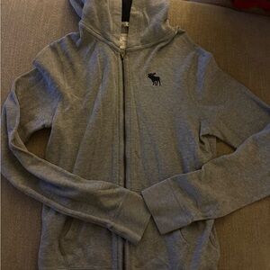 Abercrombie & Fitch Heather Gray Hoodie